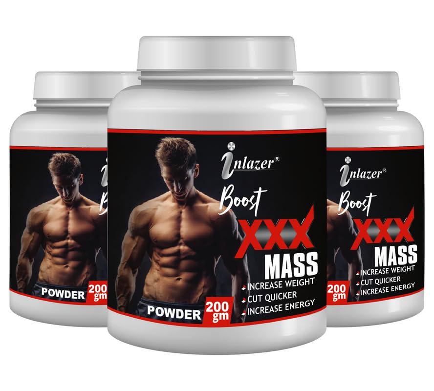 INLAZER Weight Gain Powder For Support Healthy Weight Gainer Improve Strength & Promote Good Health, Muscle Gain powder| Ayurvedic Weight Gainer Supplement-image-11