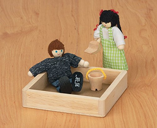 Small World Toys Ryan's Room Wooden Doll House, Playground - Thumbnail 2