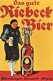  Kunstdruck Riebeck Bier Altenburg Bügelflasche Bier Bierkrug Reklame A2 56