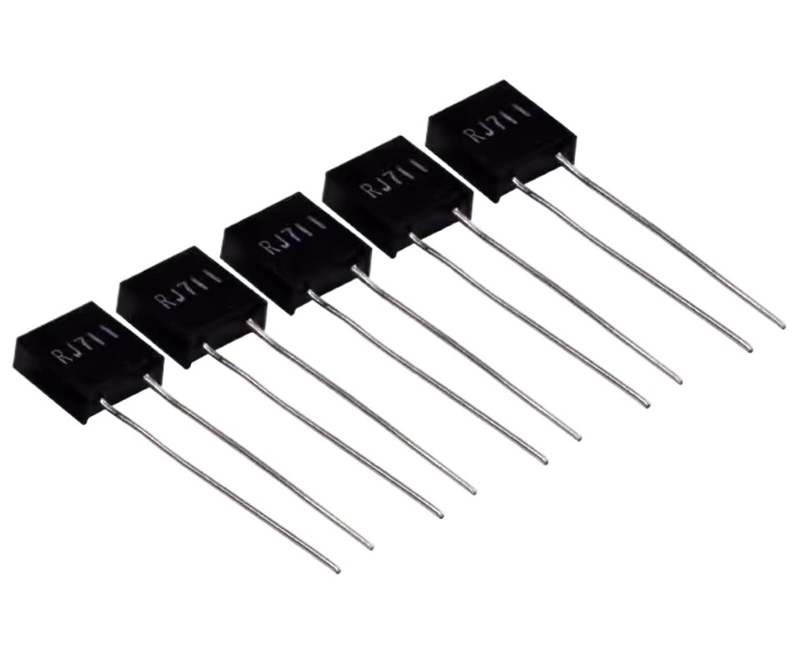 RISWEKFW 2PCS RJ711 Non-inductive Metal Film Resistor 0.25W 1/4W 0.01% Sampling Resistance 1R 2R 4R 5R 10R 20R 30R 50R 75R 100R 120R 150R(2pcs 0.25W 100R)