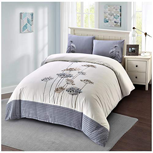 COTTON ARTean Funda Nordica Bordada Polen 555 Cama de 180 Cierre con C