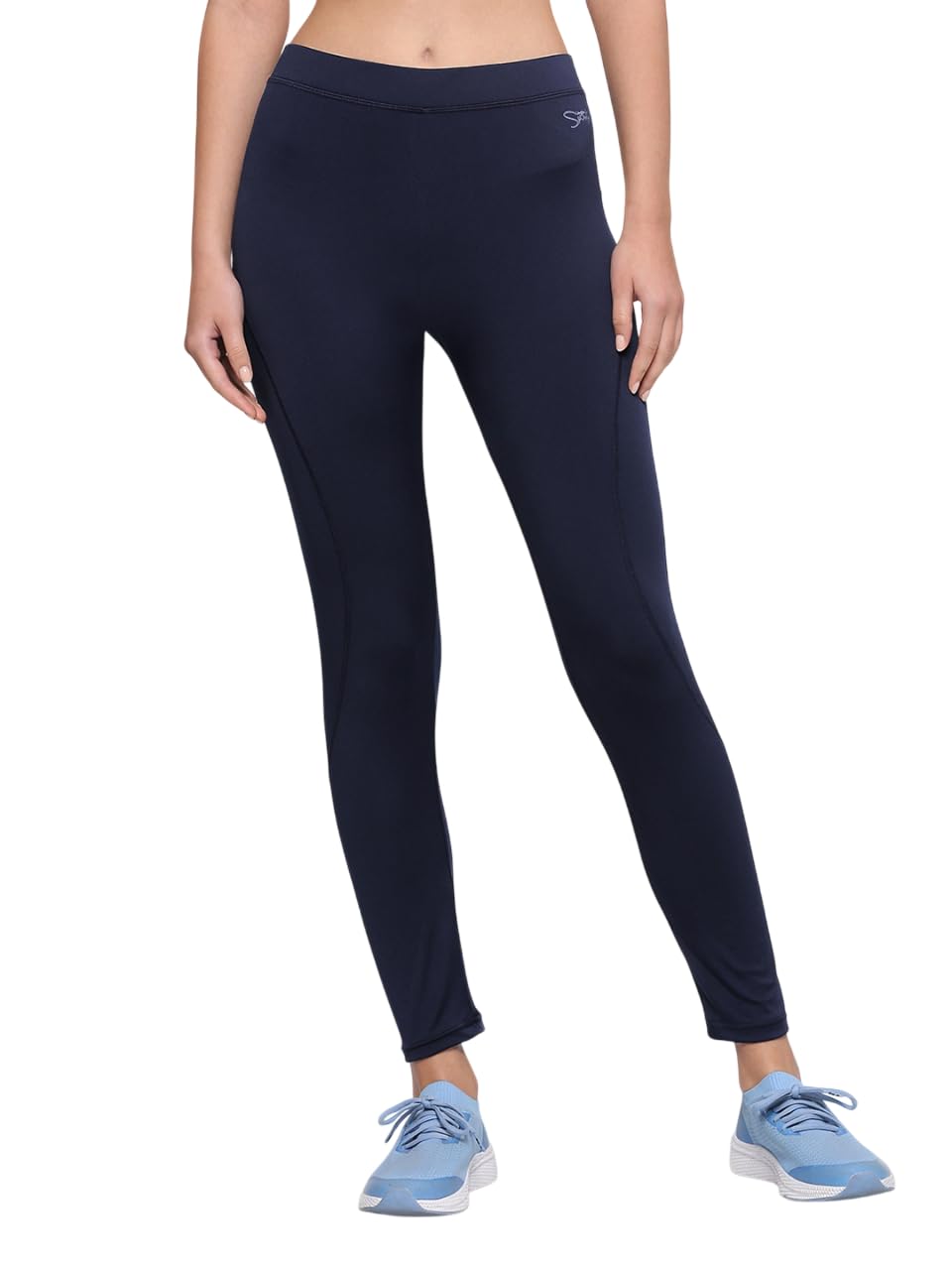 lovable Women's Polyester Spandex Ankle Length Solid Yoga and Gym Pant (Navy Blue_Size-3XL)-AERO Sprinter XC-RO-picture-15