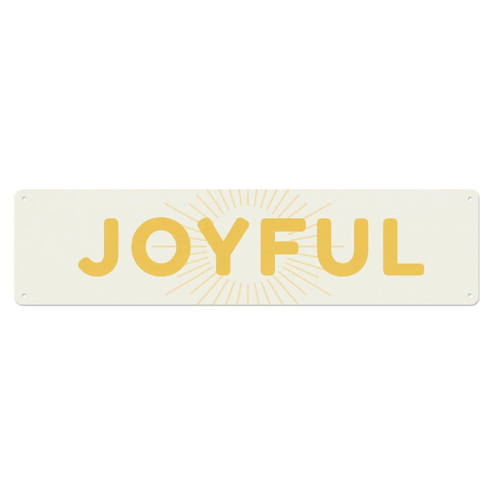 Okahys 4X16inch(10X40cm) Joyful Celebrate Metal Tin Sign