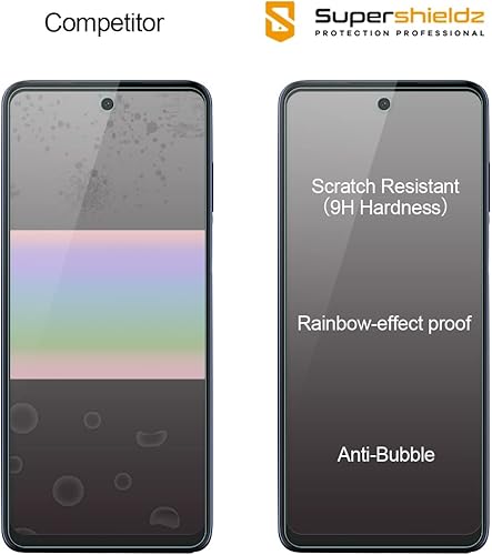 Miniatura 2 de Supershieldz Paquete de 2 protectores de pantalla de vidrio templado antiespía para Motorola Moto G Stylus (2022) / Moto G Stylus 5G (2022)