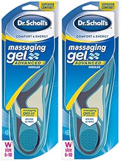 Dr Scholl's Massaging Gel Advanced Insoles, 2 Pairs (women's 6-10), 2 Count