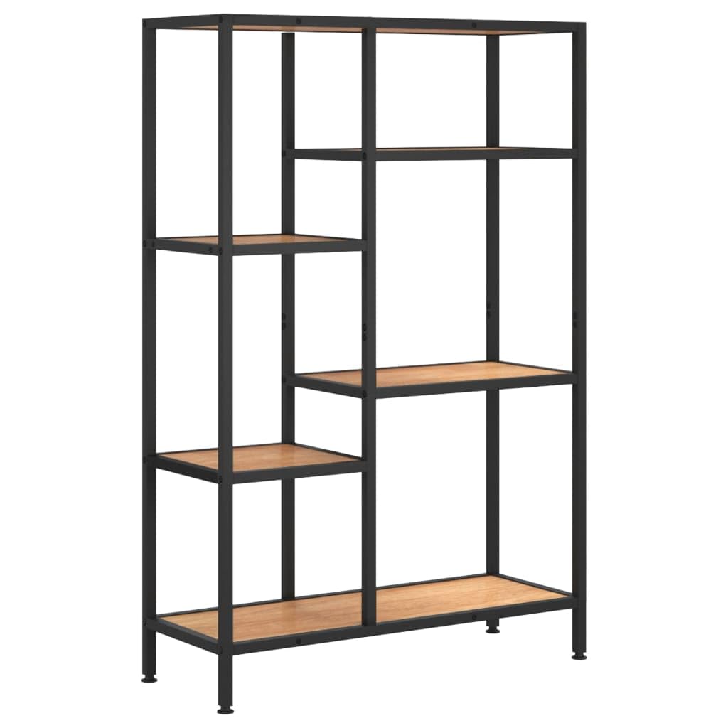 vidaXL Estantería de Madera contrachapada y Acero 80x30x120 cm