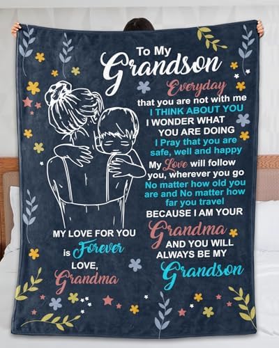 Personalized To My Grandson Blanket From Grandma Mimi You 