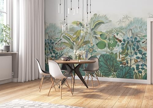 Papier peint intissé facile à poser Rasch oiseaux fleurs 265cm - 3