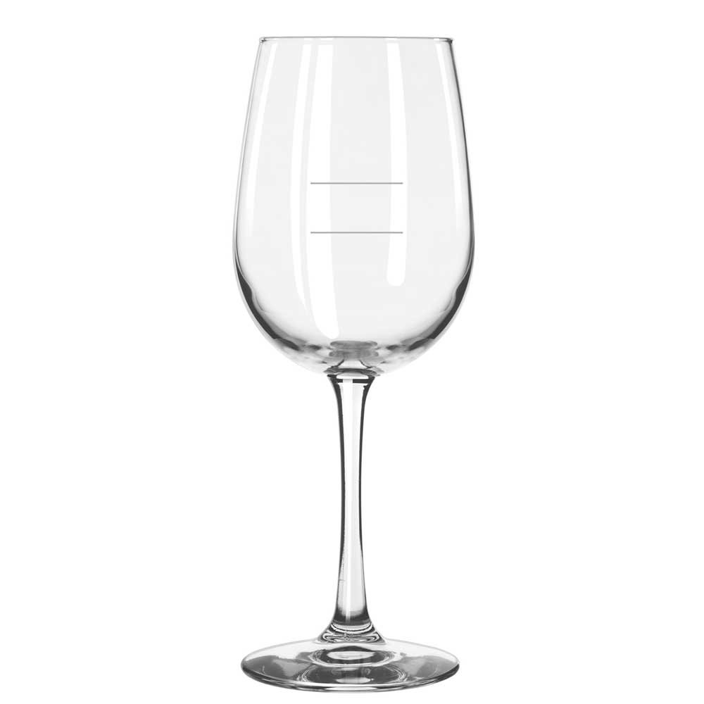 Amazon.com | Libbey Vina Tall Wine Glass with Pour Lines, 16 Ounce - 12 per  case.: Wine Glasses