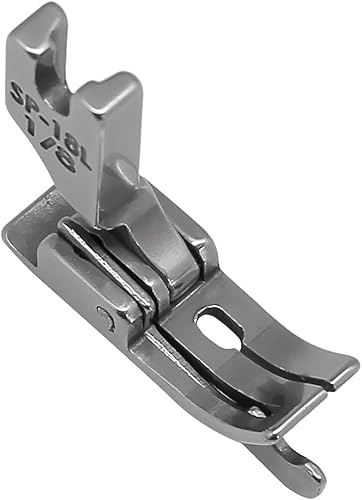 Miniatura 5 de 8pcs prensatelas industriales con bisagras con guía derecha e izquierda (SP-18 116+18+14 +316 "+12") con 2 tornillos para máquina de coser de una