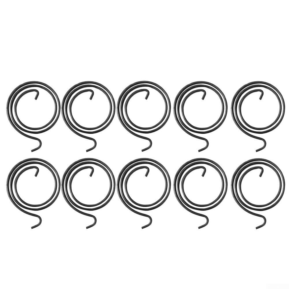 ComfyHarbor Türgrifffedern 10 Stück - Ersatzfedern Für Türgriffe Mattschwarz