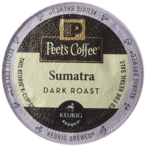 Peet's Coffee K-Cup Packs Sumatra Brewers, 10 Count (Pack of 4)