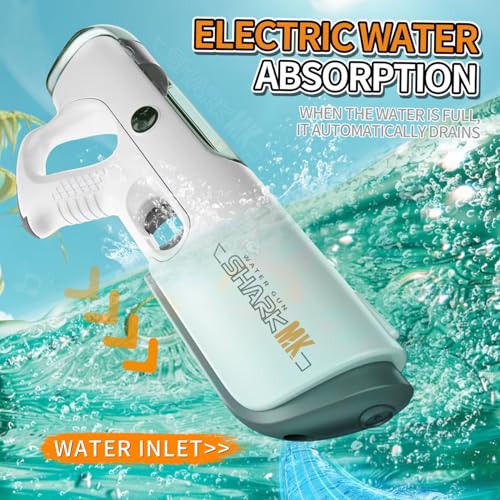 Image of Storio Rechargeable Electric Battery Operated Holi Pichkari Water Gun Toy for Kids| Auto Absorb, Continuous Firing| Upto 35Ft Shooting Range| High Pressure Mechanism