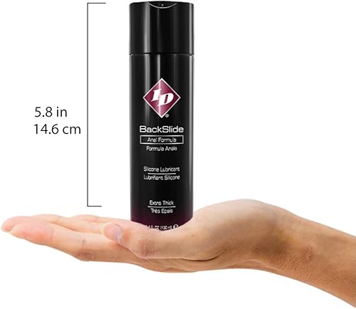 Miniatura 3 de ID Lubricants Backslide Botella de silicona lubricante anal con lubricante personal, Black_backslide, 4.4 onzas líquidas, 1 unidad, (BCK-04)