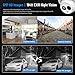 VIKYLIN 6MP IP PoE Security Camera with Mic/Audio,Outdoor Indoor Turret/Dome Surveillance Camera with 2.8mm Wide Angle 165Ft IR Night Vision,WDR,3D DNR,IP67 Waterproof,IVS Detection,DMSS/SmartPss Lite
