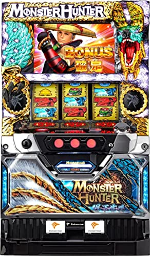 エンターライズ パチスロ モンスターハンター 月下雷鳴【中古パチスロ 中古スロット 中古実機】（不要機付）