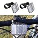 Zaky 19 pcs Bike Reflectors Kit Multiple Colors Bike Cycling Safety Warning Reflectors for Handlebar and Seatpost Bike Road Safety Reflection Kit