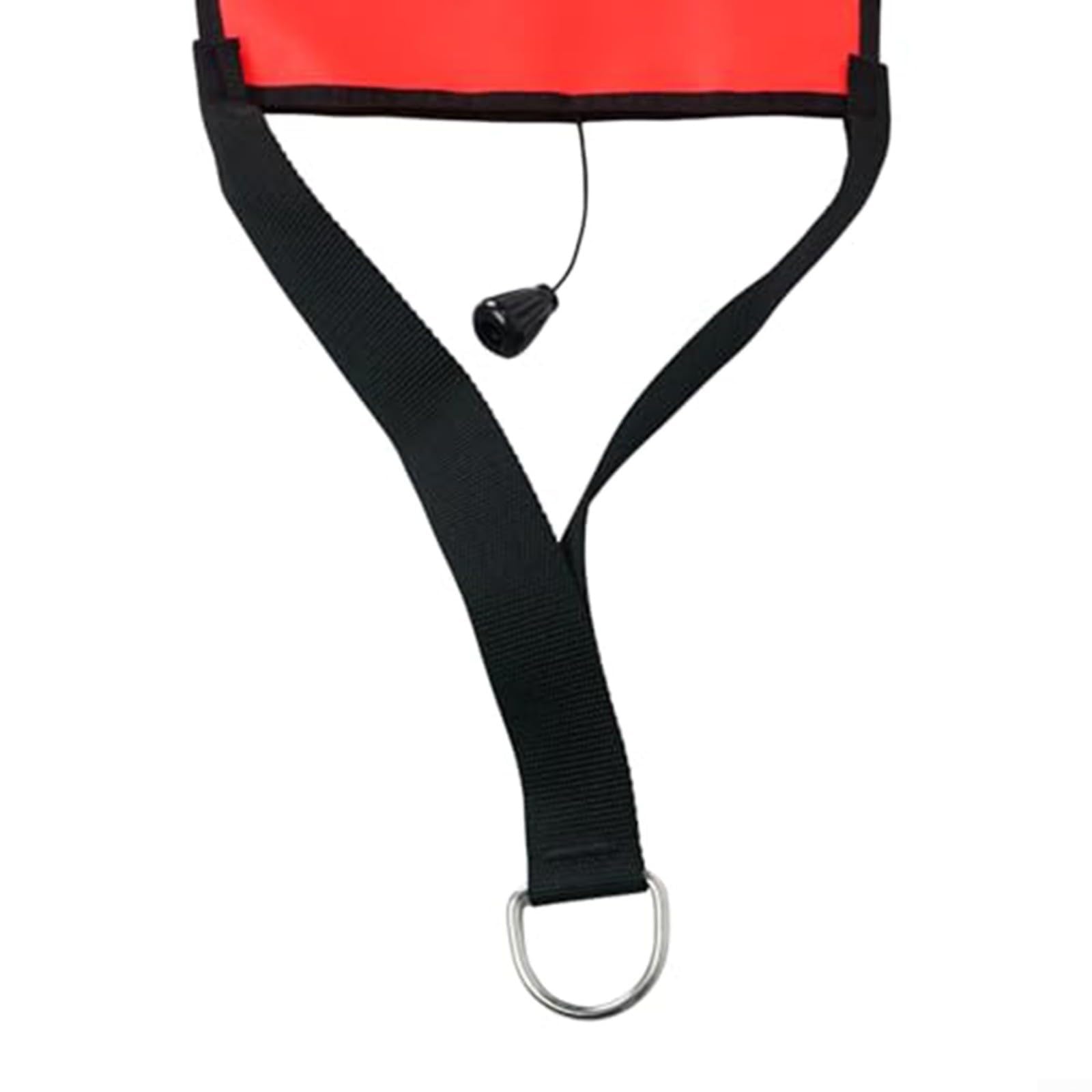 Sacca di sollevamento ad alta visibilità, 22,7 kg, pieghevole, in nylon rosso, con valvola regolabile, borsa di sollevamento per immersioni subacquee (rosso)