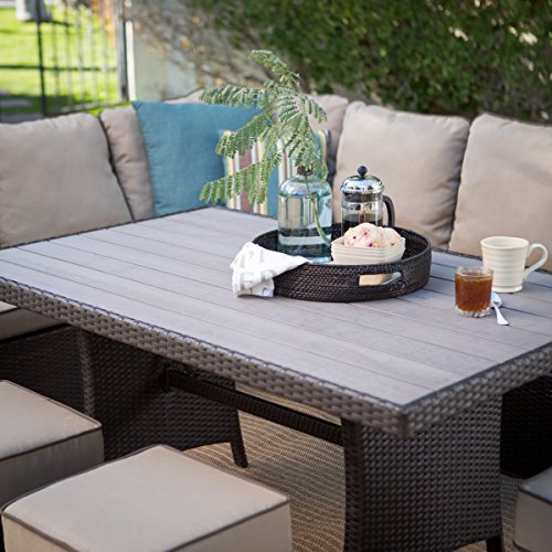 Dark Brown Modern All Weather Wicker Alu Buy Online In Faroe Islands At Desertcart