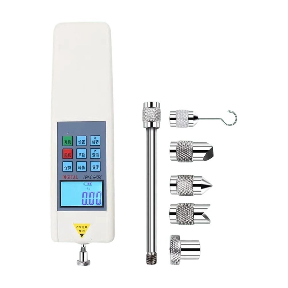 Wesafrae Sl-20N Push-Pull Force Gauge Tensile Tester Portable Digital Dynamometer Meter Gauge Meter