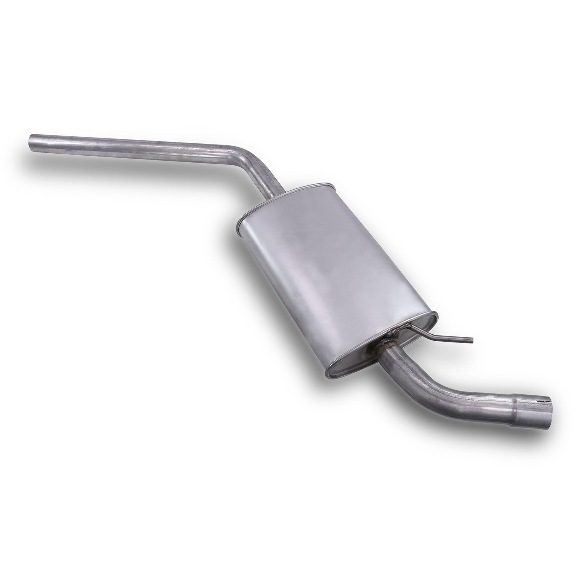 ATEC Germany Silenciador de escape 1x Silenciador delantero, 1x Silenciador central, 1x Silenciador trasero, incl. accesorios de montaje compatible con VW TRANSPORTER T4