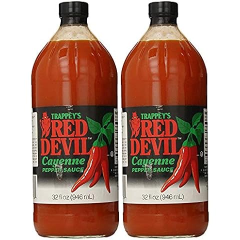 Trappey's Hot Sauce, Red Devil, 32 Ounce, Pack of 2 Cover