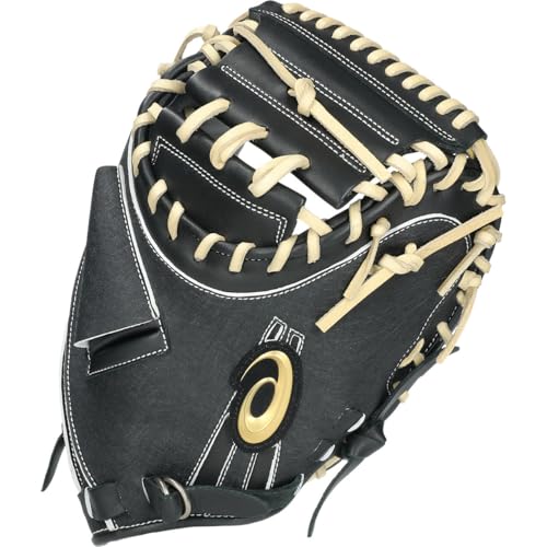 asics(アシックス) ベースボールアクセサリ 硬式用LYTE TECH捕手用 3121B389 ユニセックス大人 007(ブラック/Gキャメル) LH