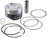 Wiseco 4419M08350 83.50mm 10.25:1 Compression 353cc ATV Piston Kit, Black