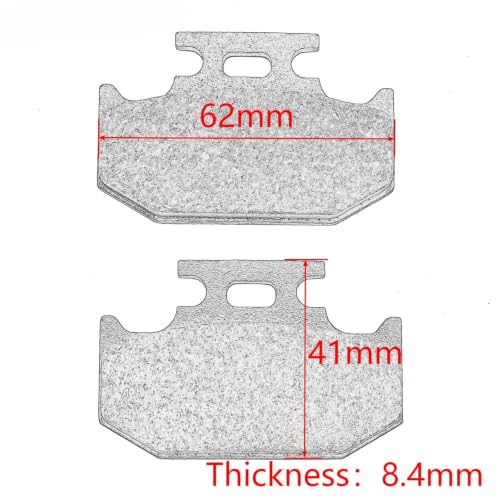 Plaquettes de frein arrière Kawasaki KDX 220 longue durée contre la perte de mordant