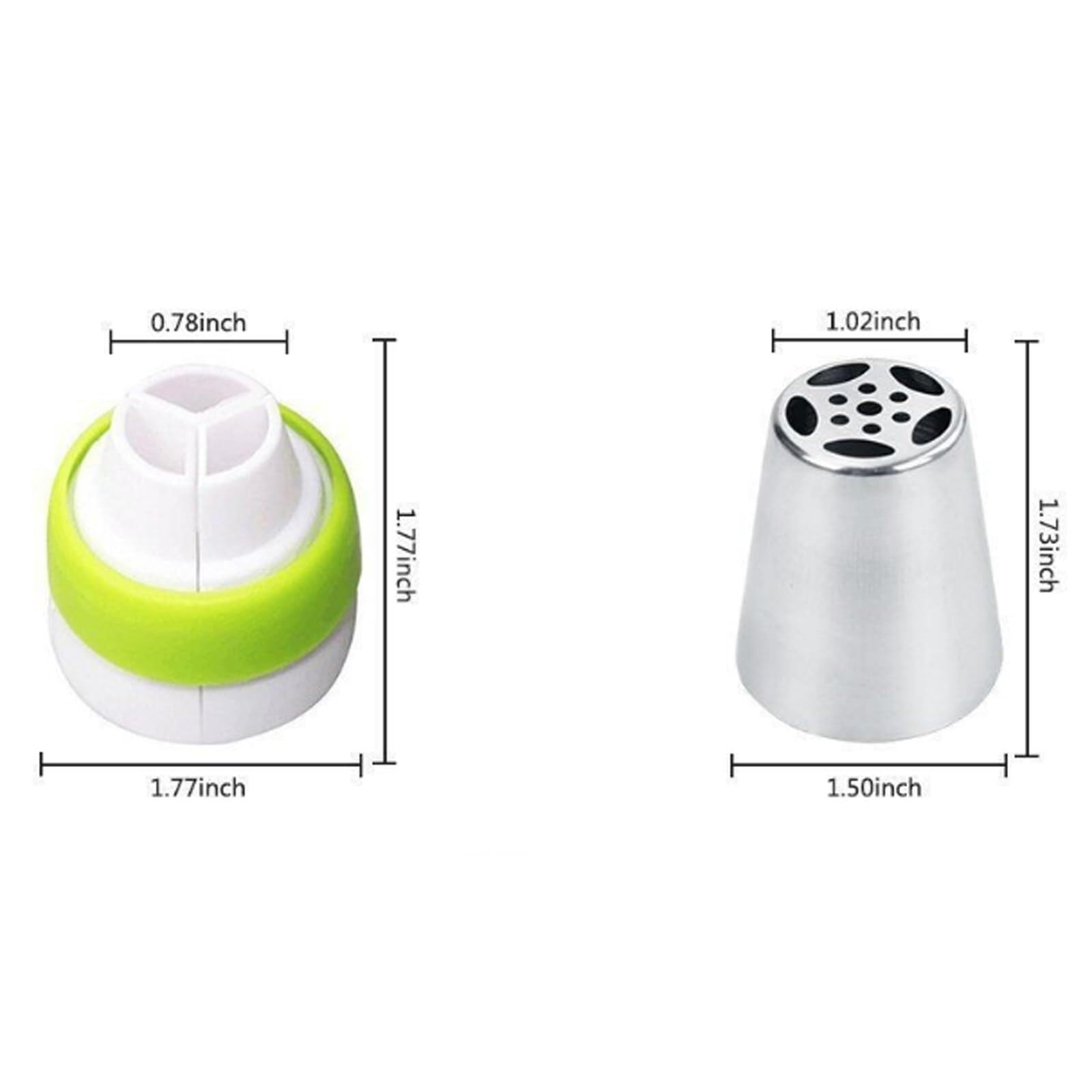 Douille à douille en acier inoxydable pour décoration de gâteau