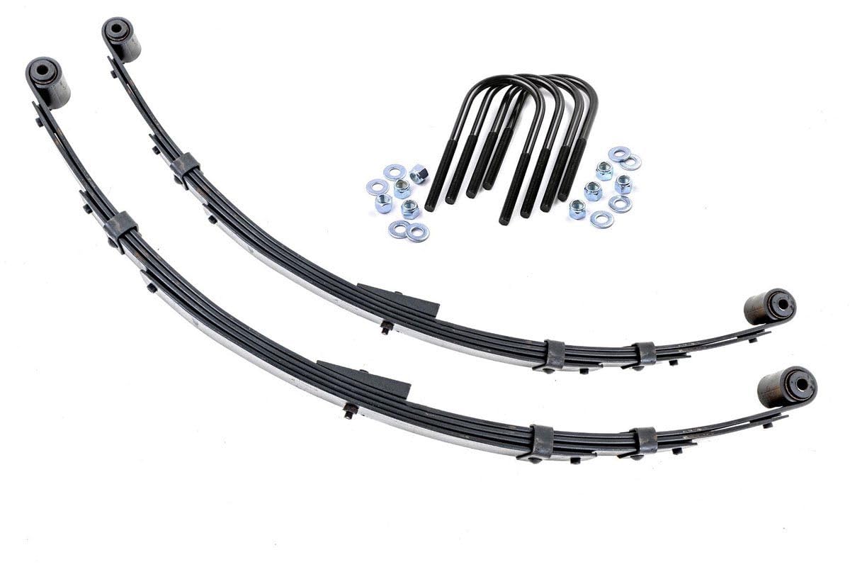 Rough Country 4" Rear Leaf Springs for 1987-1995 Jeep YJ - 8011Kit-image-42