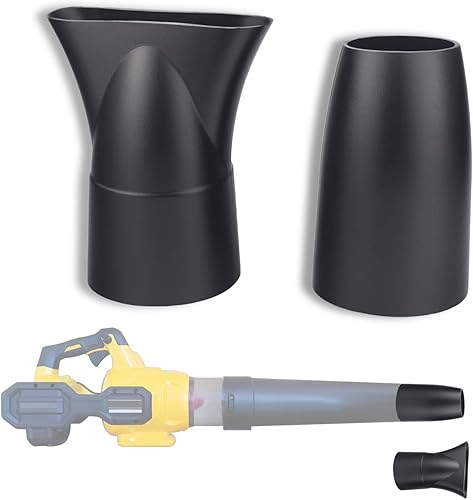 Kit de boquilla plana y boquilla de punta acampanada compatible con soplador de hojas Dew-alt 60V Flexvolt DCBL772X1, DCBL772, se adapta al modelo: