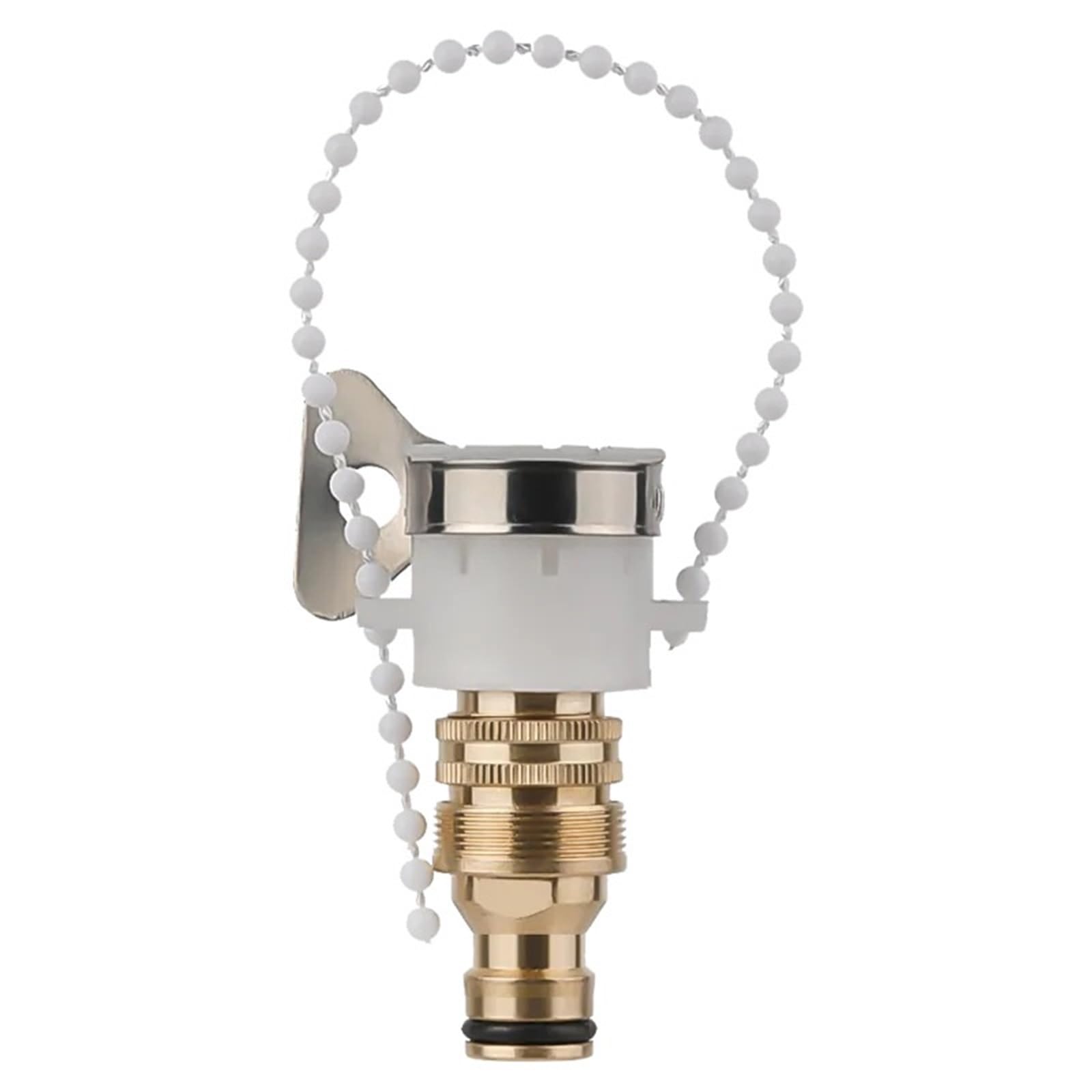 Qeoqwqb Faucet Connector 1/2" 3/4“ Thread Quick Connector Adapter Garden Hose Connectors Irrigation Faucet Adapters(,3/4'')