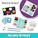 FACE Paint Set: 30 Piece Kit Including Face Paints, Face Painting Pens, Brushes, Sponge, Stencils & Guide Book. Ideal As Birthday, Halloween, Makeup, Dressing up Gift Idea