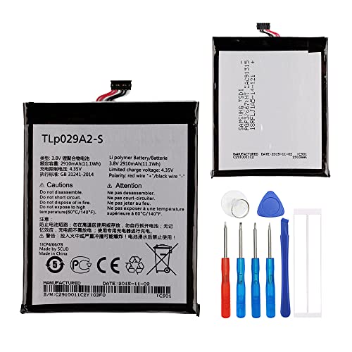 E-yiiviil Batterie de rechange TLP029A1 TLP029A2-S compatible avec Alcatel One Touch Idol 3 5,5...
