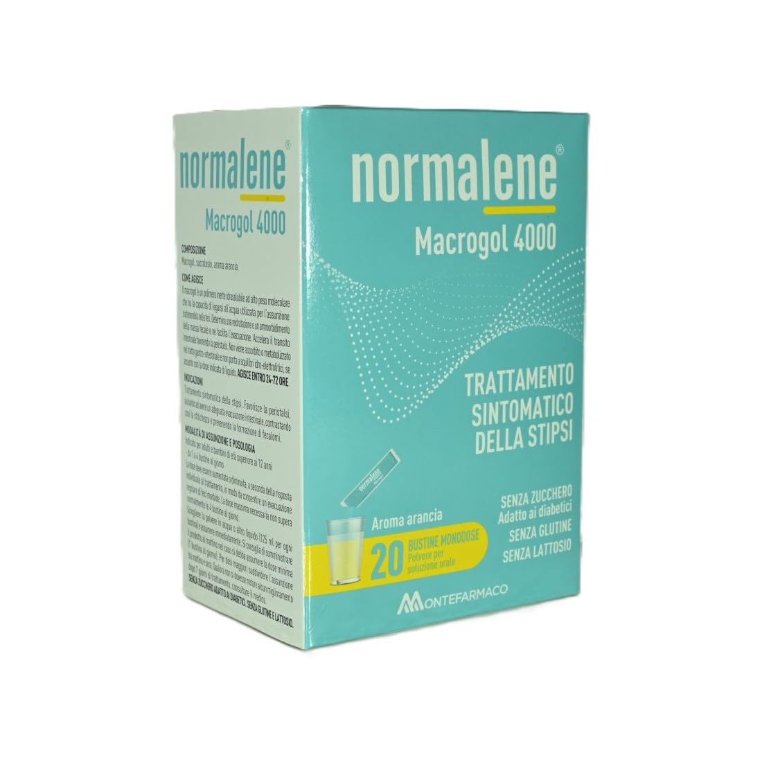 Normalene Macrogol 4000 Trattamento Sintomatico Stipsi 20 Bustine