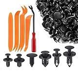 【Praktische Autowerkzeuge und -ausrüstung】: Kommt mit 190 Autoverkleidungsclips und 5-Pack-Werkzeugen zum Entfernen von Verkleidungen für Ihre täglichen Demontage- und Reparaturarbeiten. So müssen Sie nicht in die Werkstatt gehen, um Ihr Auto zu reparieren, was Zeit und Geld spart.