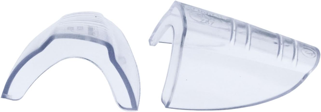 H.L. Bouton Slip-On Sideshields for safety glasses, Clear Flexible, One pair, 99705
