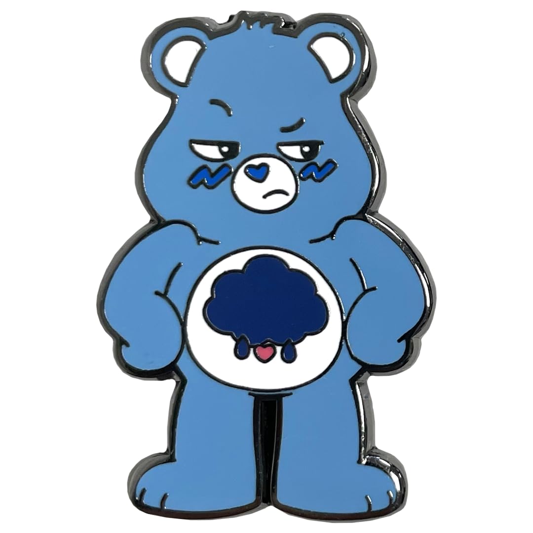 Grumpy Bear Enamel Pin Badge | Care Bears Unlock the Magic Official Merchandise