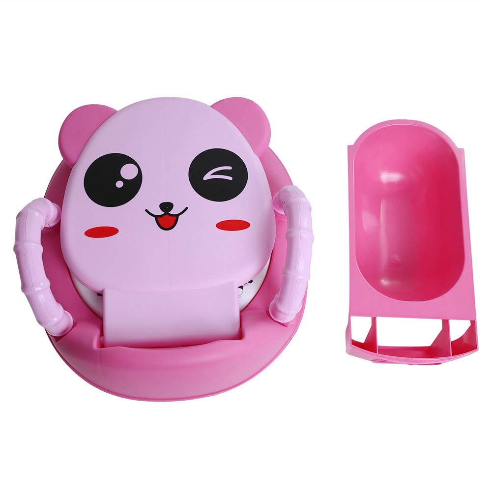 Simpatico Vasino per Bambini con Design Staccabile per Bambini Blu 14,2 X 9,1 X 12,2 Pollici (Roseo)