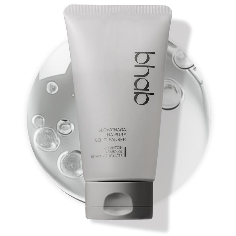 BHAB Slowchaga Gel de Limpeza Facial com pH 5,5, Ácido Hialurônico, Pantenol e Alantoína, 150 mL