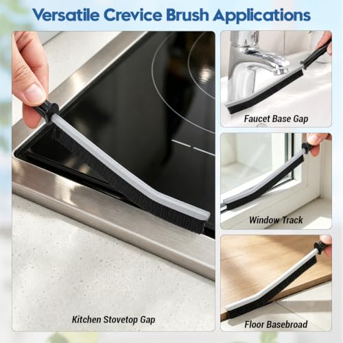 Image of Crevice Cleaning Brush,Multifunctional Grout Brush and Straw Brush,20 Pcs