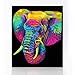 Produktbild DIAMOND DOTZ 2594369 Original 5D Diamond Painting Set, Neon Elefant, mit Neonfarben und Samt, DIY Diamant Malerei Bilder für Erwachsene und Kinder ab 12 Jahren, Intermediate