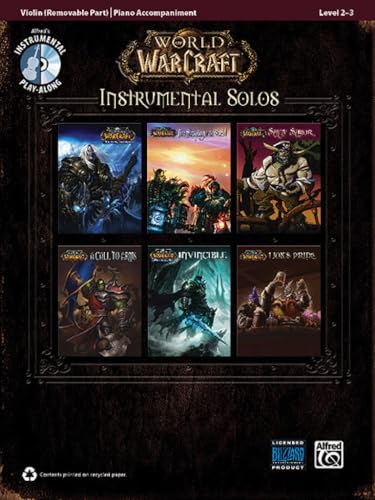 World of Warcraft Instrumental Solos for Strings: Violin, Book & CD (Pop Instrumental Solos Series)