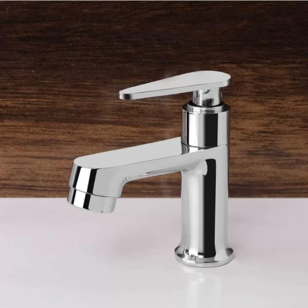 Clay Plus Pillar Wash Basin Tap - Silver with Chrome Finish - Water Tap for Bathroom - Metal Sink Faucet - Sophisticated Design - Easy Intuitive Operation - Premium Metal (Vessel Installation Type) (B0D4J5LBK7) Amazon Price History, Amazon Price Tracker