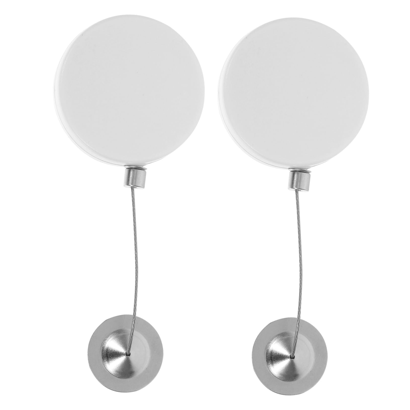 Mikikit 2Pcs Retractable Security Cable Lock Durable Lost Steel Wire for Electronics and Industrial Use User Friendly Automatic Design Theft