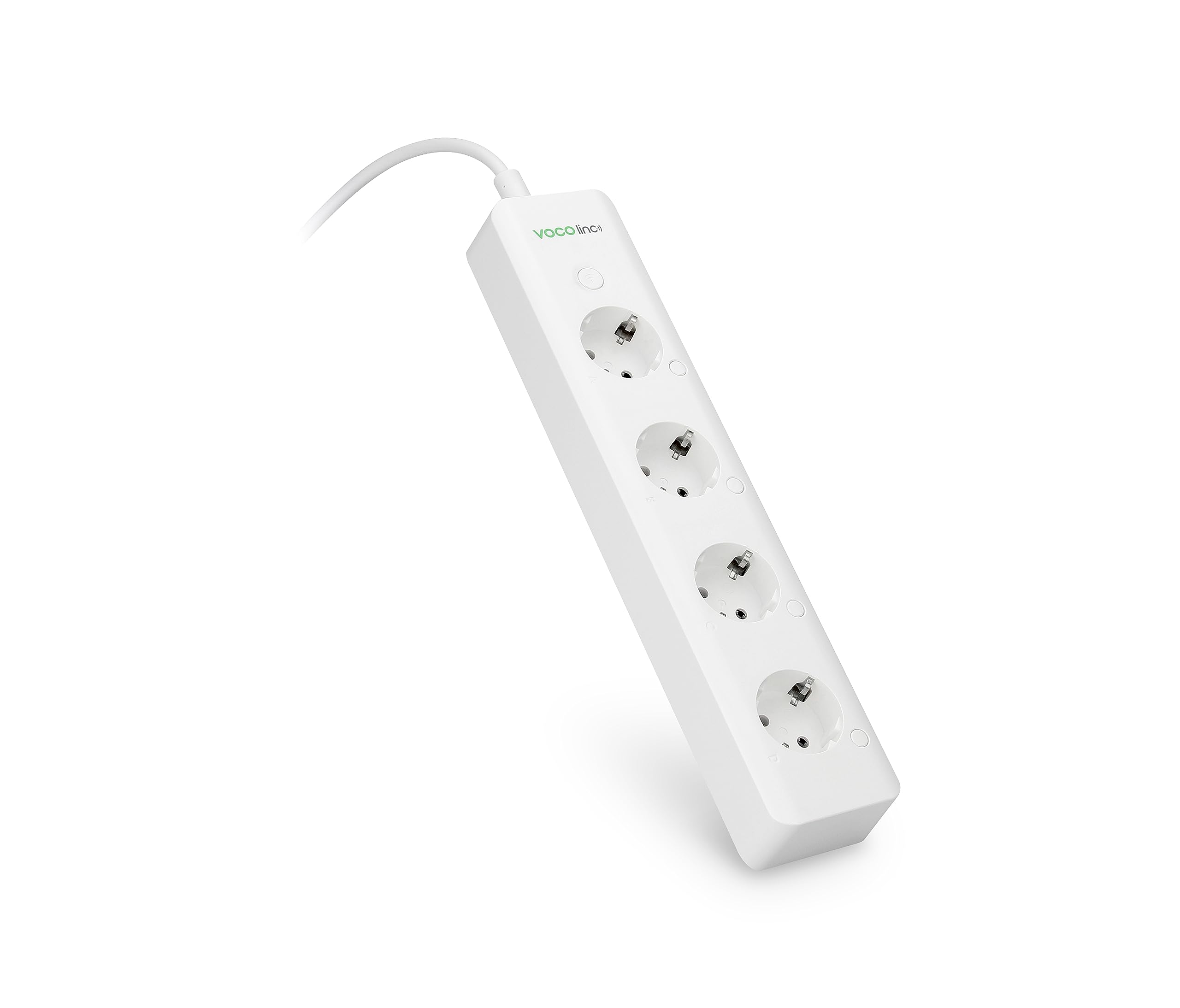 VOCOlinc VP2 - Smart Wi-Fi Multi-Socket Plug with 4 Independent Outlets up to 2300W, Power Bar Compatible with Google, Alexa and Apple Homekit, Double Overload Protection, Remote Access