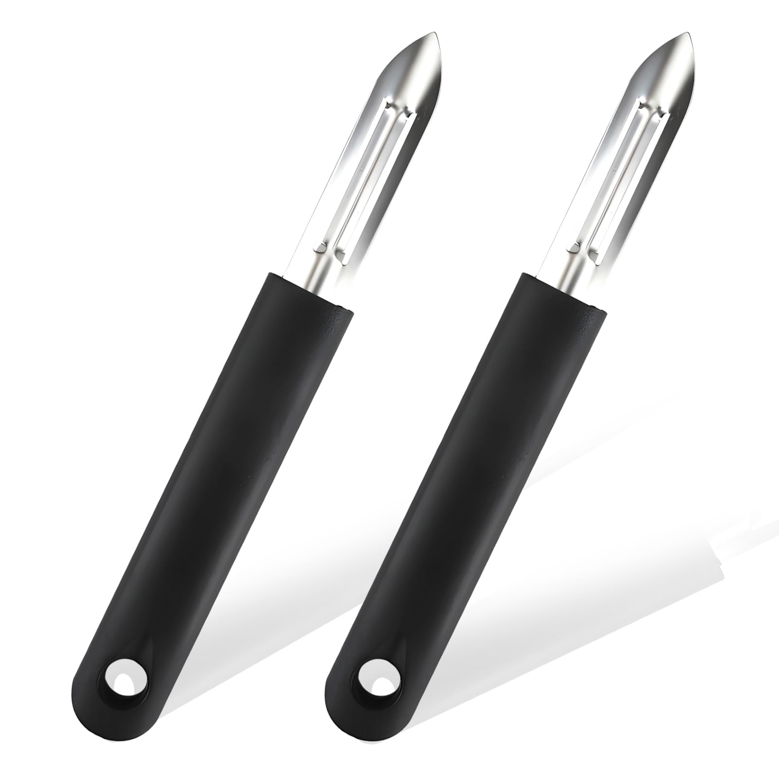 lot de 2 épluche-légumes inox