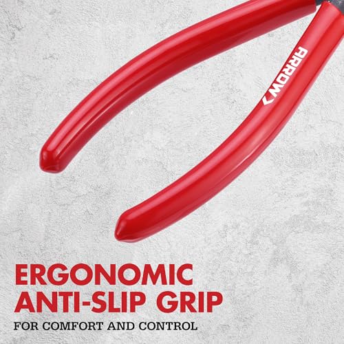 Image of ARROW 6 inch Precision Wire Cutters, Precision Flush Cut Diagonal Pliers (Pack of 2)