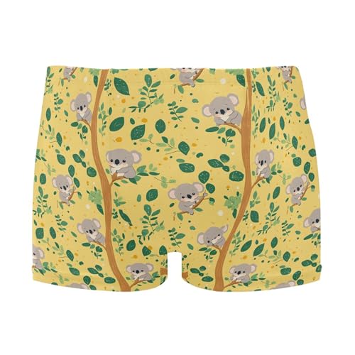 Cute Koala Mens Swim Trunk Swimwear Bathing Suit Swim Brief Square Leg Board Short S B0404146